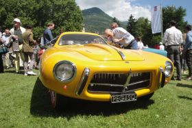 Alter Sportwagen beim Oldtimertreffen in Cernobbio