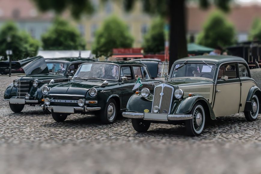 Kleine Modell-Oldtimer