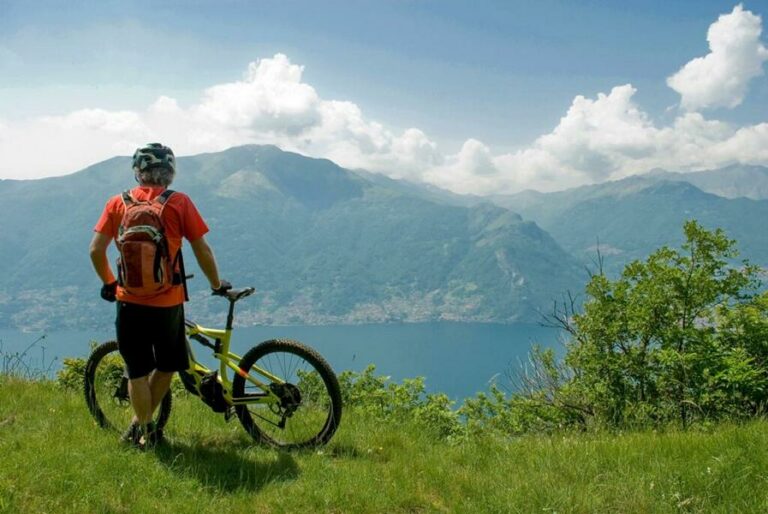 Mountainbike am Comer See