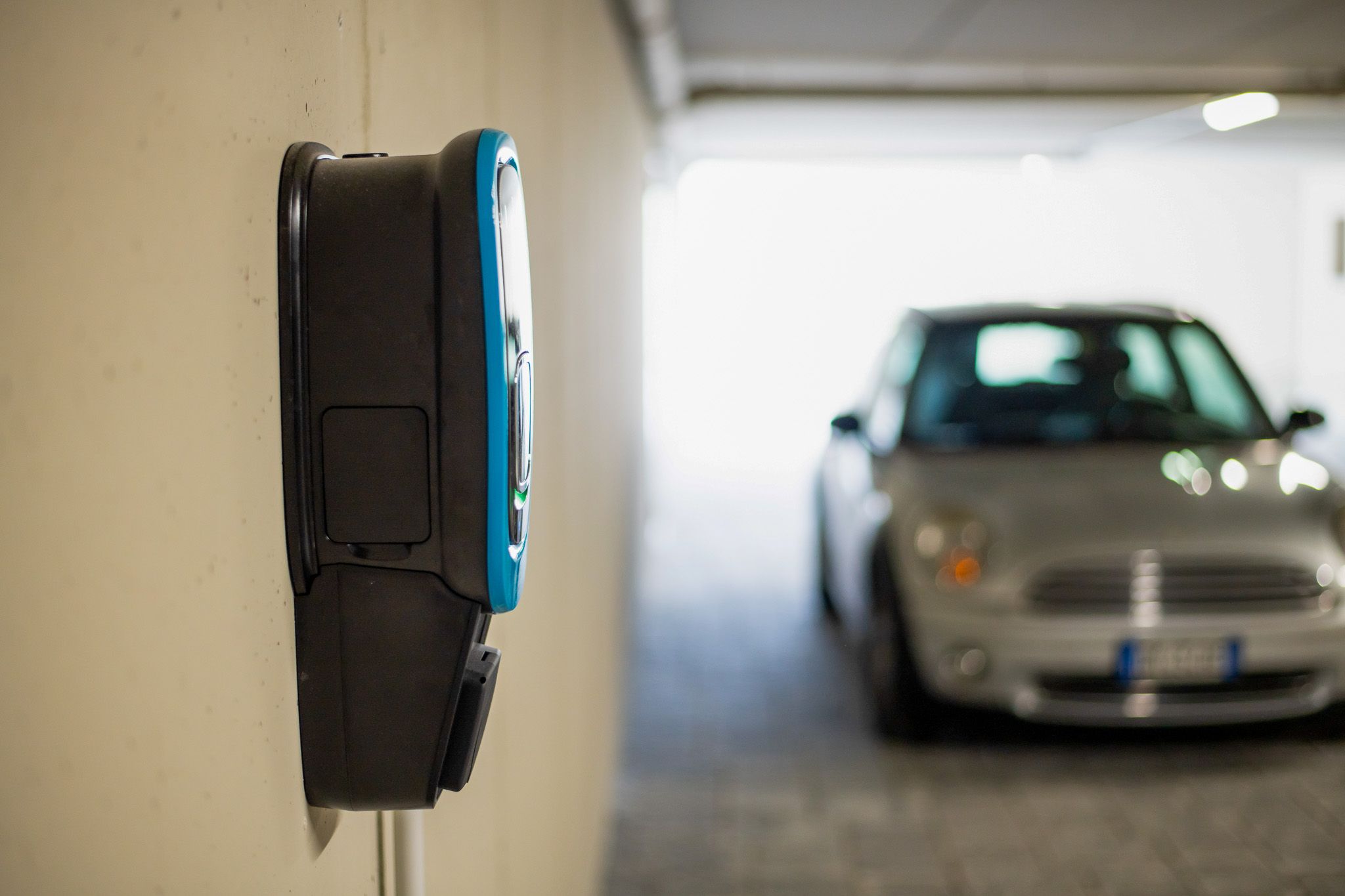 Parkplatz bei Ferienwohnung am Comer See