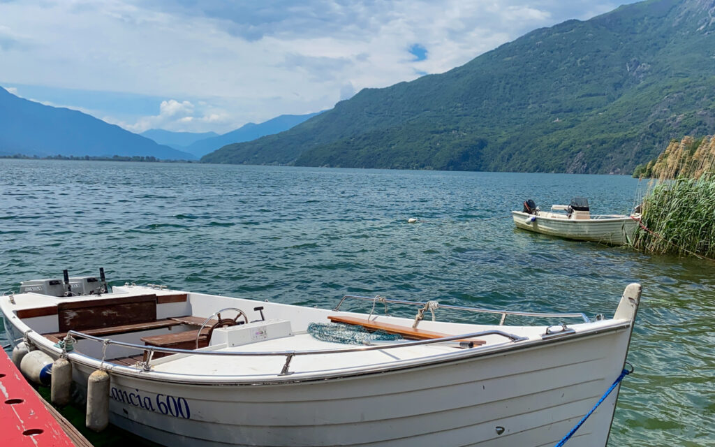 Boot auf dem Comer See