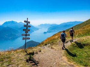 Wanderweg am Comer See