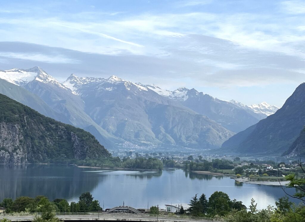 Berge am Comer See