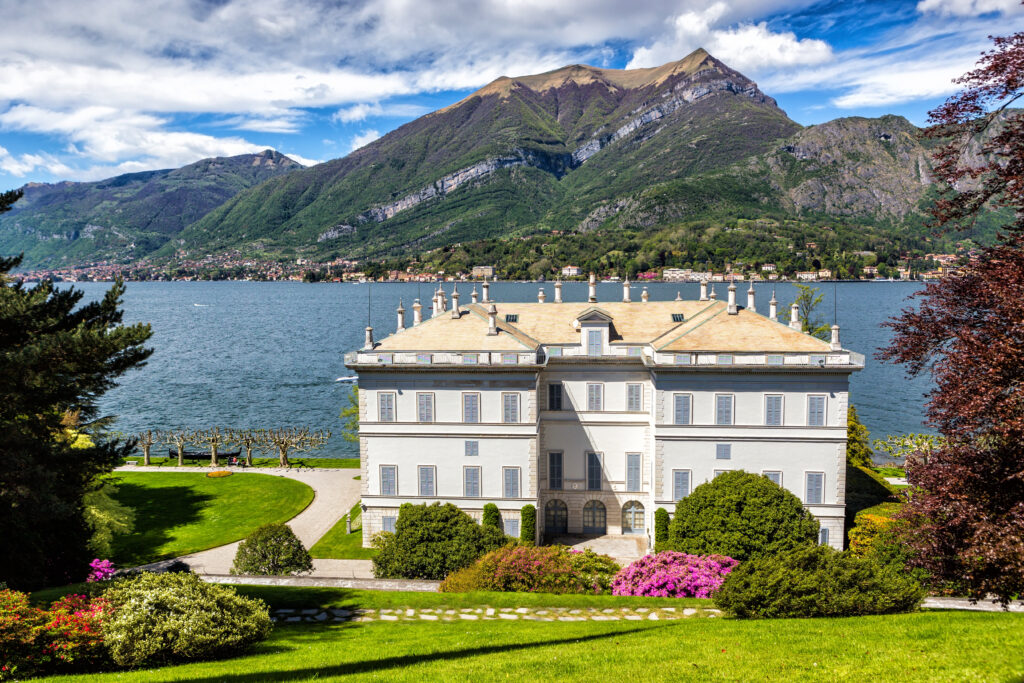 Blick auf Villa Melzi