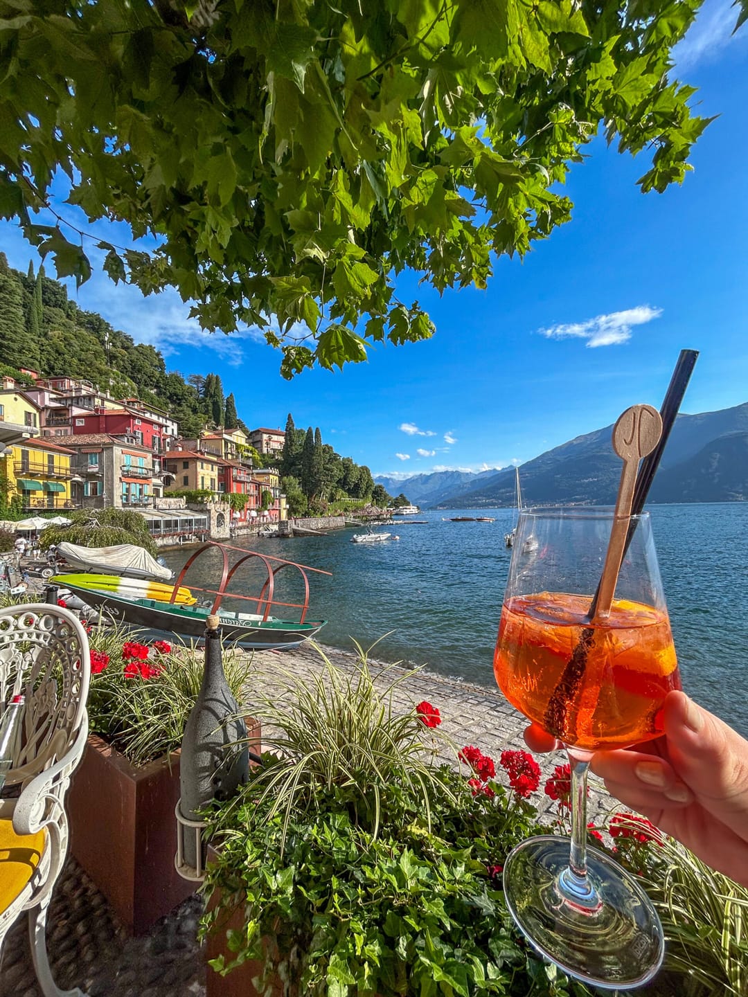 Getränk am Comer See