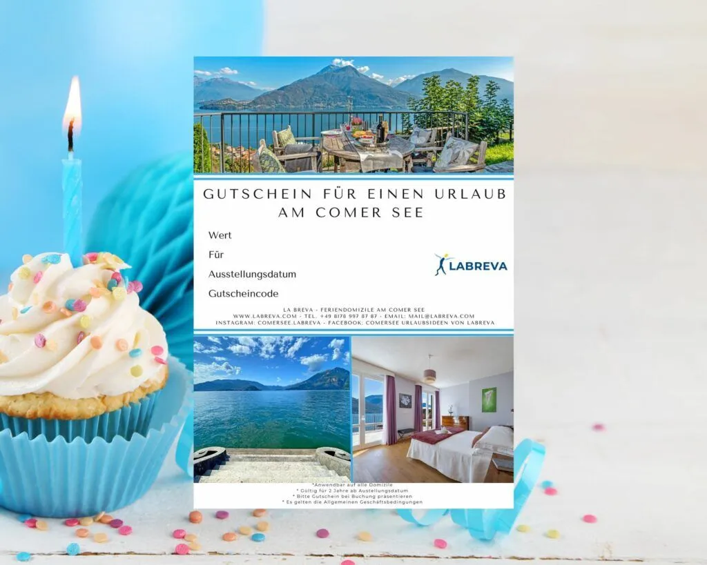 Gutschein für Comer See