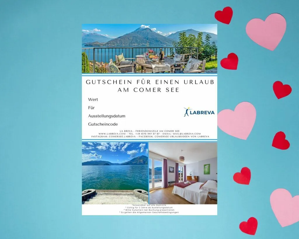 Gutschein für Comer See